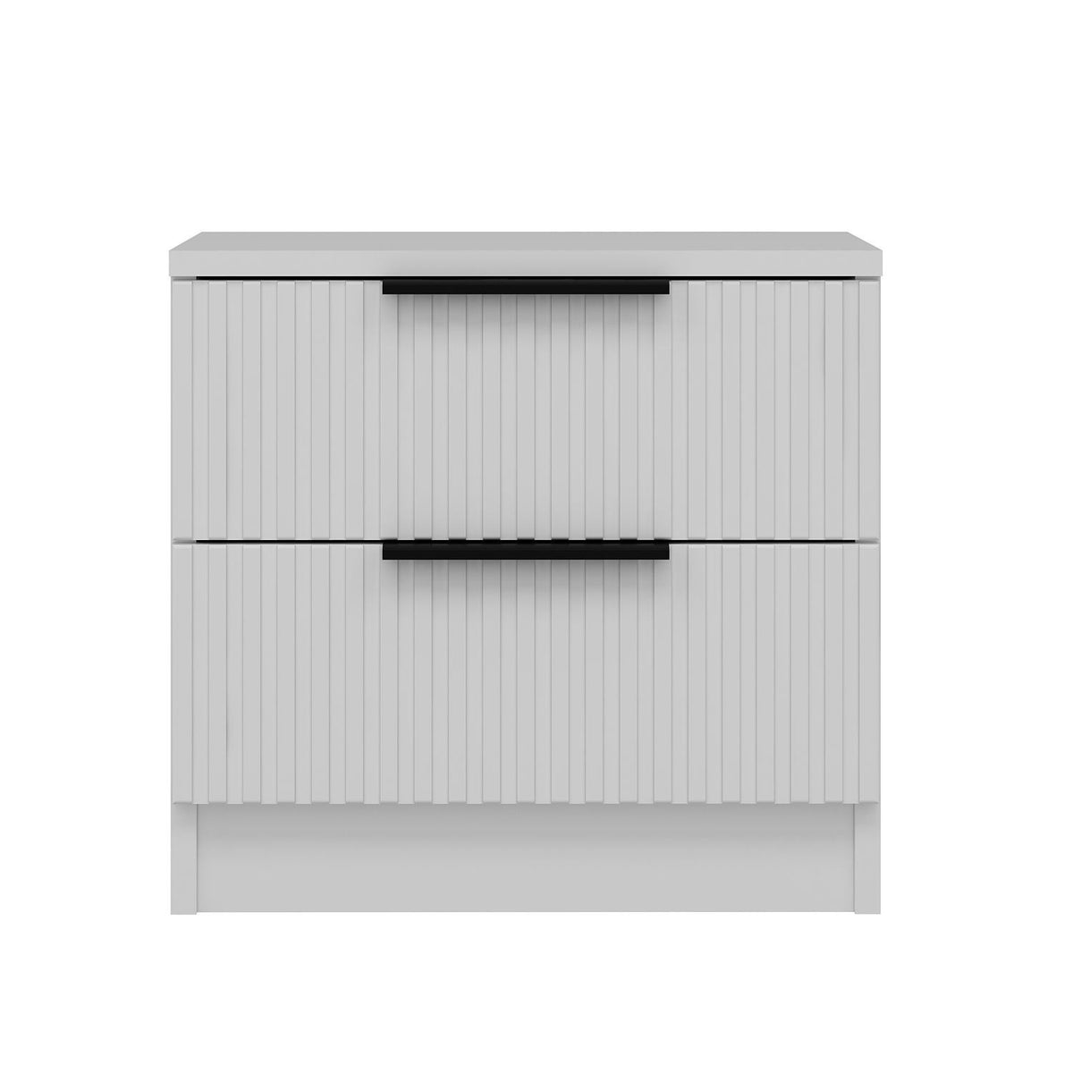 Κομοδίνο Ithaki Λευκό 50x40x47 εκ. Μελαμίνης Κωδ. Plus 7910
