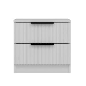 Κομοδίνο Ithaki Λευκό 50x40x47 εκ. Μελαμίνης Κωδ. Plus 7910