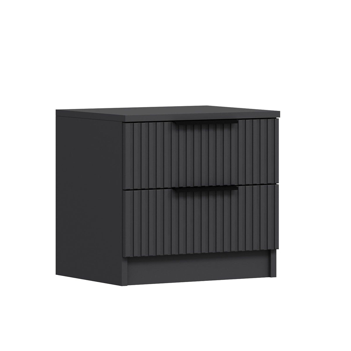 Κομοδίνο Ithaki Ανθρακί 50x40x47 εκ. Μελαμίνης