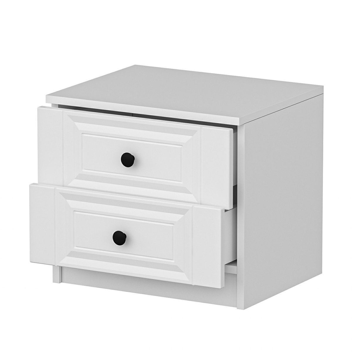 Κομοδίνο Ithaki Λευκό 50x40x47 εκ. Μελαμίνης Κωδ. 4923