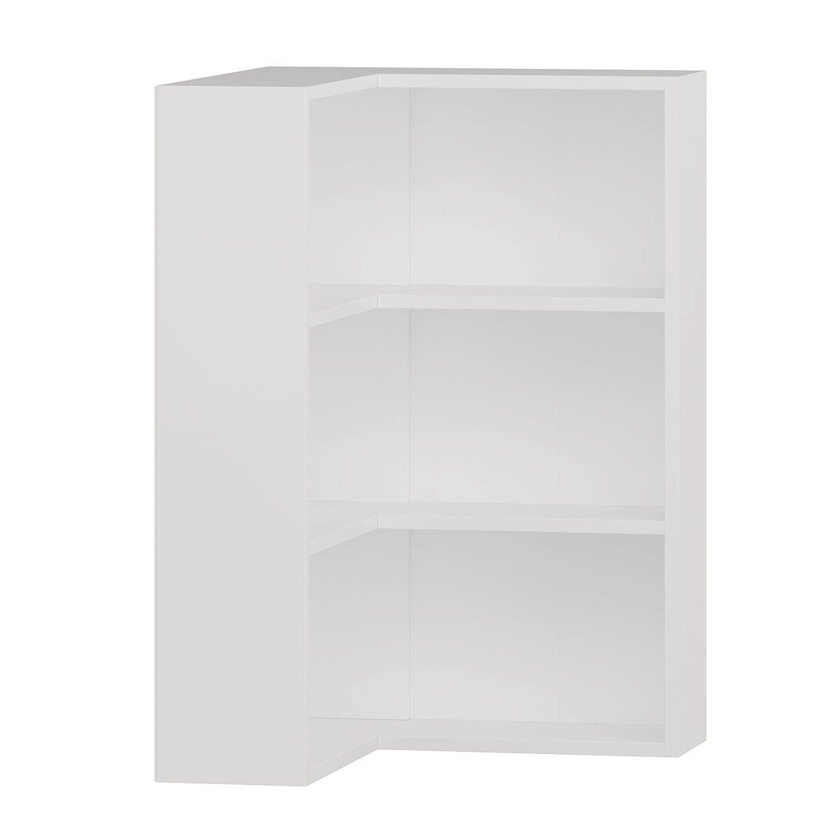 Γωνιακή Βιβλιοθήκη Kampi Λευκό 60x20x89 εκ. Μελαμίνης