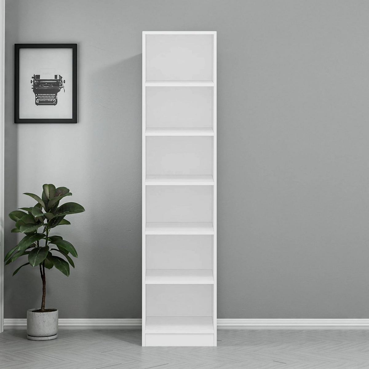 Ντουλάπα Ithaki Λευκό 45x52x210 εκ. Μελαμίνης Κωδ. 2129