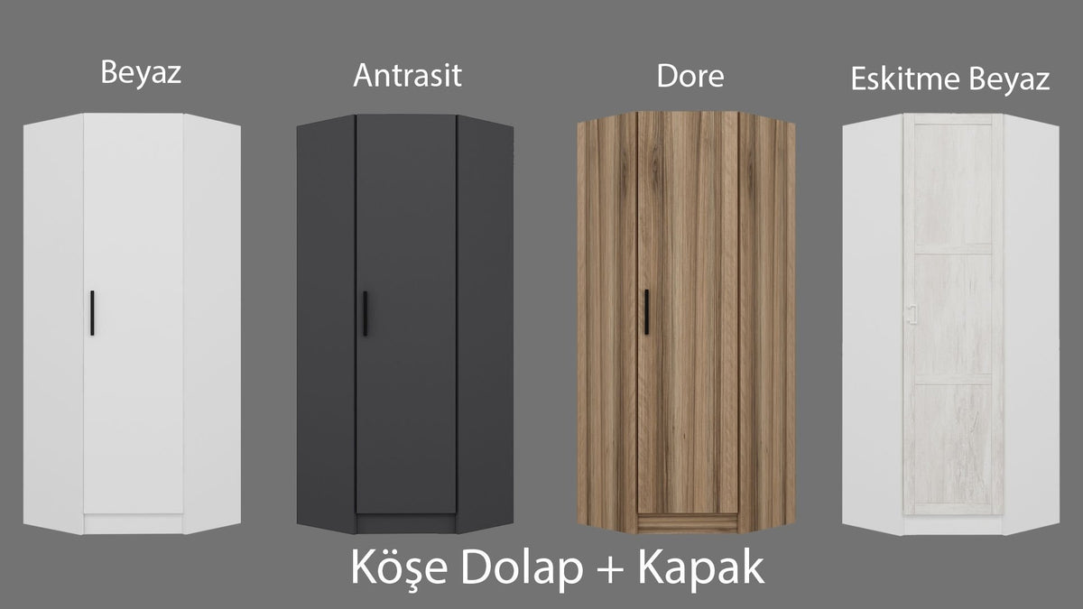 Ντουλάπα Ithaki Λευκό 74x52x210 εκ. Μελαμίνης Κωδ. 2193