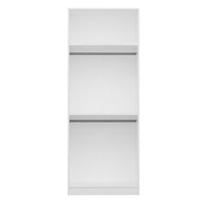 Ντουλάπα Ithaki Λευκό 90x52x255 εκ. Μελαμίνης - Pakobazaar