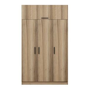 Ντουλάπα Nisou Χρυσό 135x52x255 εκ. Μελαμίνης - Pakobazaar