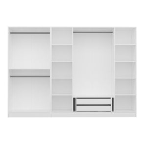 Ντουλάπα Ithaki Λευκό 270x52x210 εκ. Μελαμίνης Κωδ. 2759