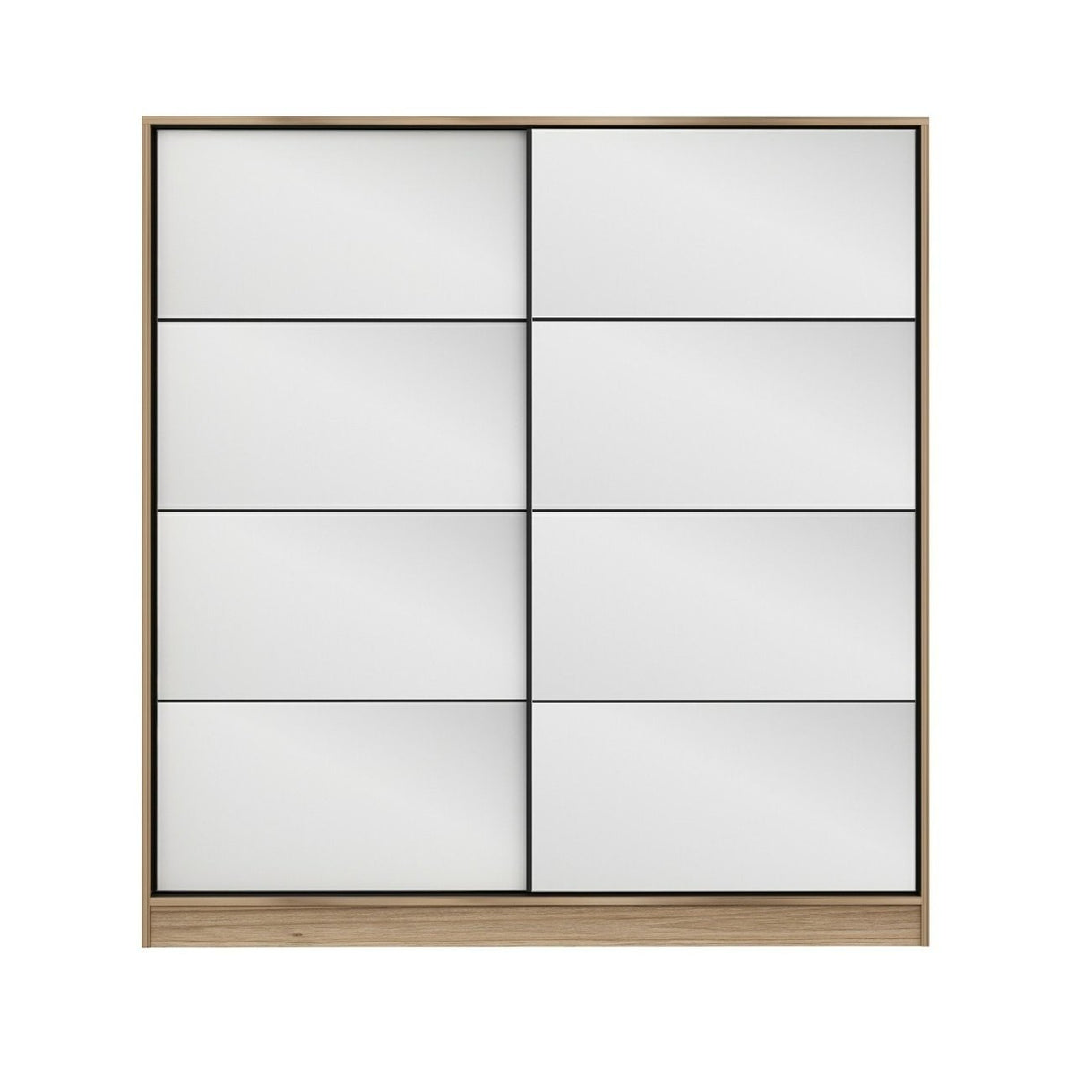 Ντουλάπα Ithaki Χρυσό 180x52x190 εκ. Μελαμίνης Κωδ. 3173
