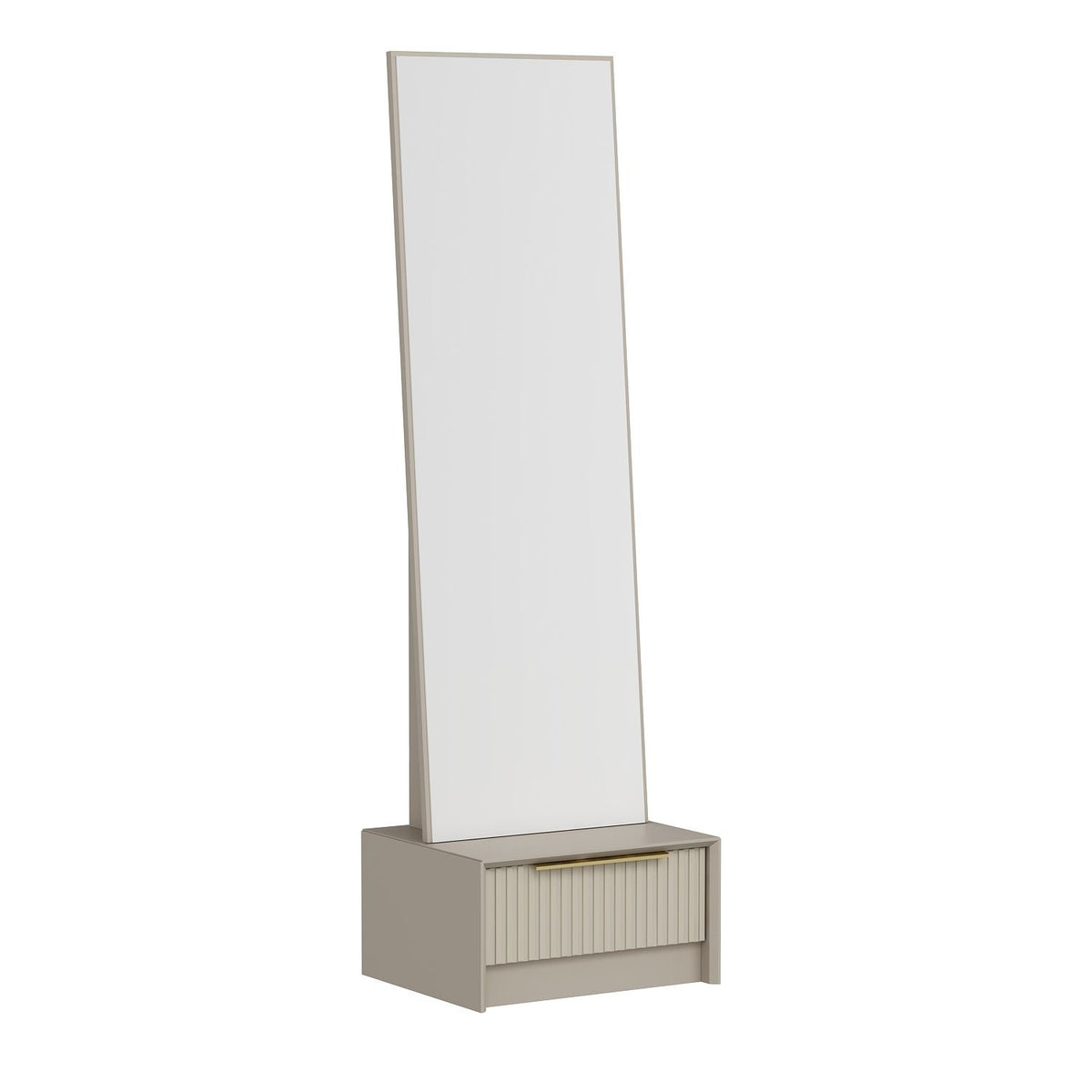Τουαλέτα Aoos Πέτρινο 54x45x178 εκ. Μελαμίνης - Pakobazaar
