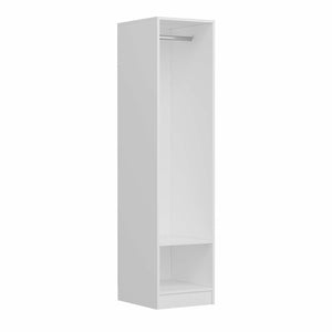 Ντουλάπα Deryneia Λευκό 45x52x190 εκ. Μελαμίνης Κωδ. 8653