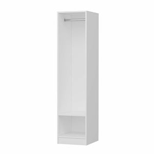 Ντουλάπα Deryneia Λευκό 45x52x190 εκ. Μελαμίνης Κωδ. 8653