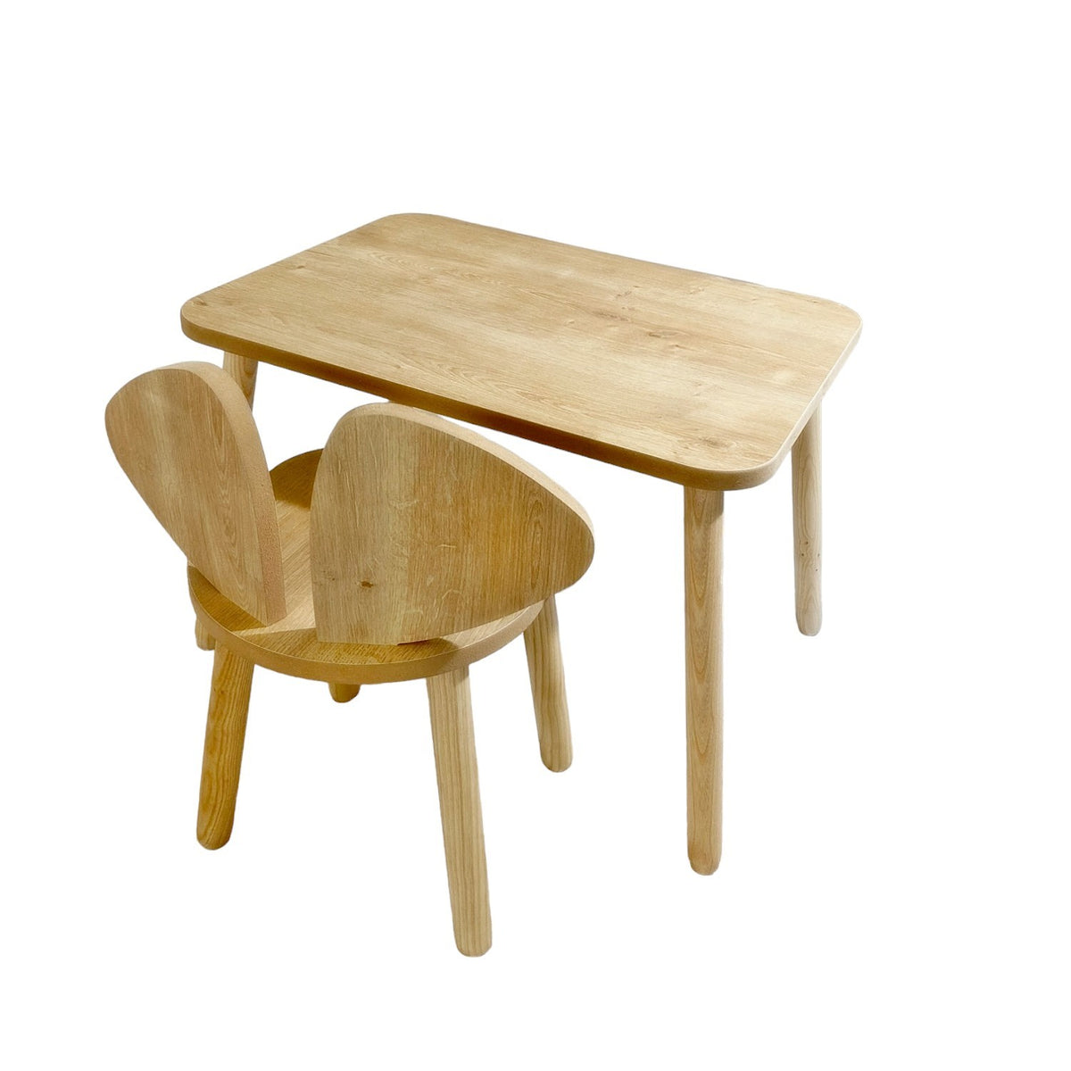 Παιδικό Σετ Τραπεζιού Anafonitria Καφέ 50x45x60 εκ. MDF Κωδ. 1110