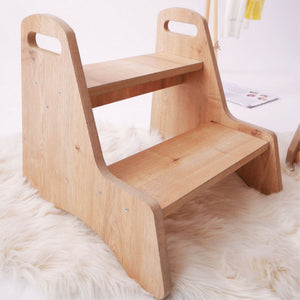 Παιδικό Σκαλάκι Agiorgitika Καφέ 38x38x41 εκ. MDF
