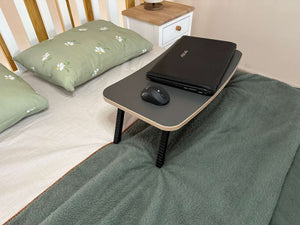 Γραφείο Laptop Malia Ανθρακί 60x34x24 εκ. MDF