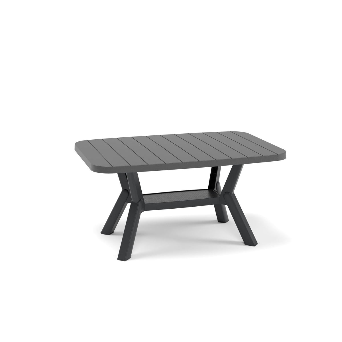 Τραπεζάκι Σαλονιού Xigia Ανθρακί 52.5x90x45 εκ.