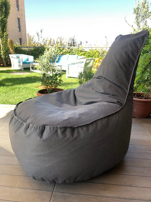 Πουφ Πουγκί Vlasti Γκρι 60x30x70 εκ.