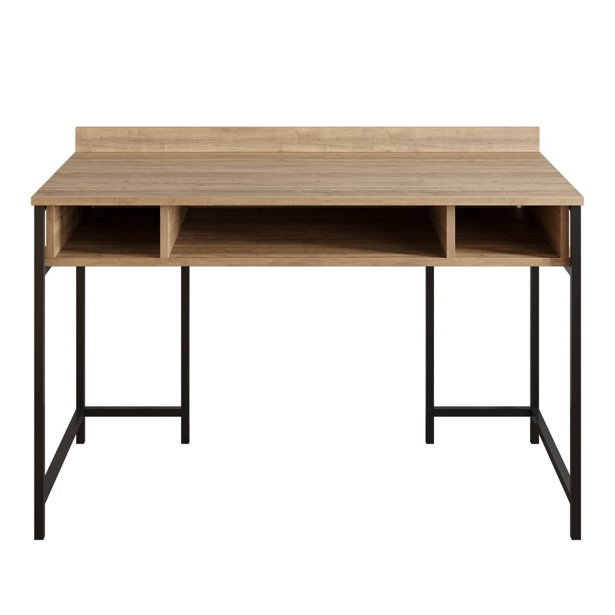 Γραφείο Lagoudera Μαύρο 119.5x62x65.2 εκ. Μελαμίνης