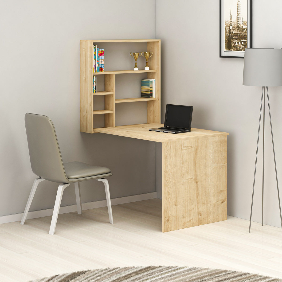 Γραφείο Mesta Δρυς 59x90x74 εκ. Μελαμίνης