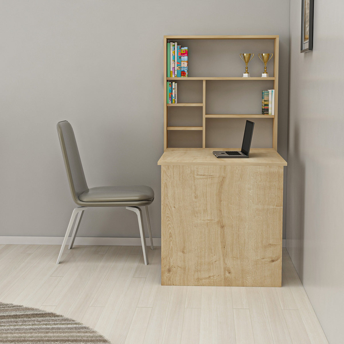 Γραφείο Mesta Δρυς 59x90x74 εκ. Μελαμίνης
