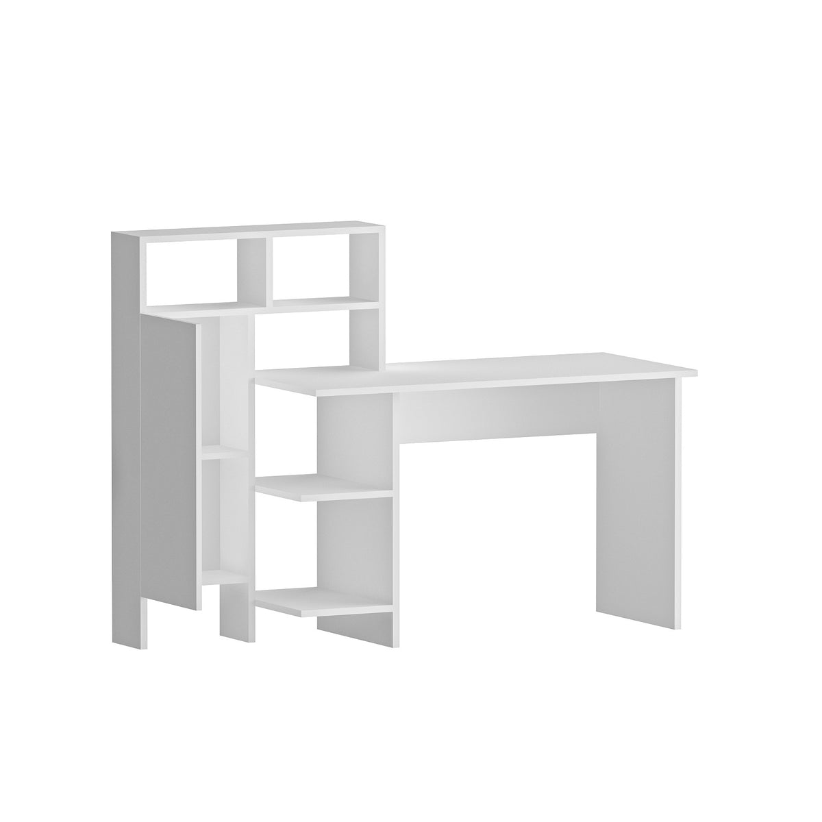 Γραφείο Kokkini Λευκό 135.9x60x111.8 εκ. Μελαμίνης