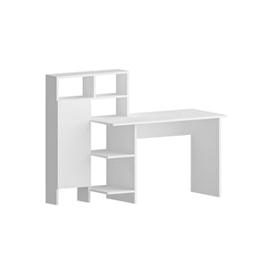 Γραφείο Kokkini Λευκό 135.9x60x111.8 εκ. Μελαμίνης