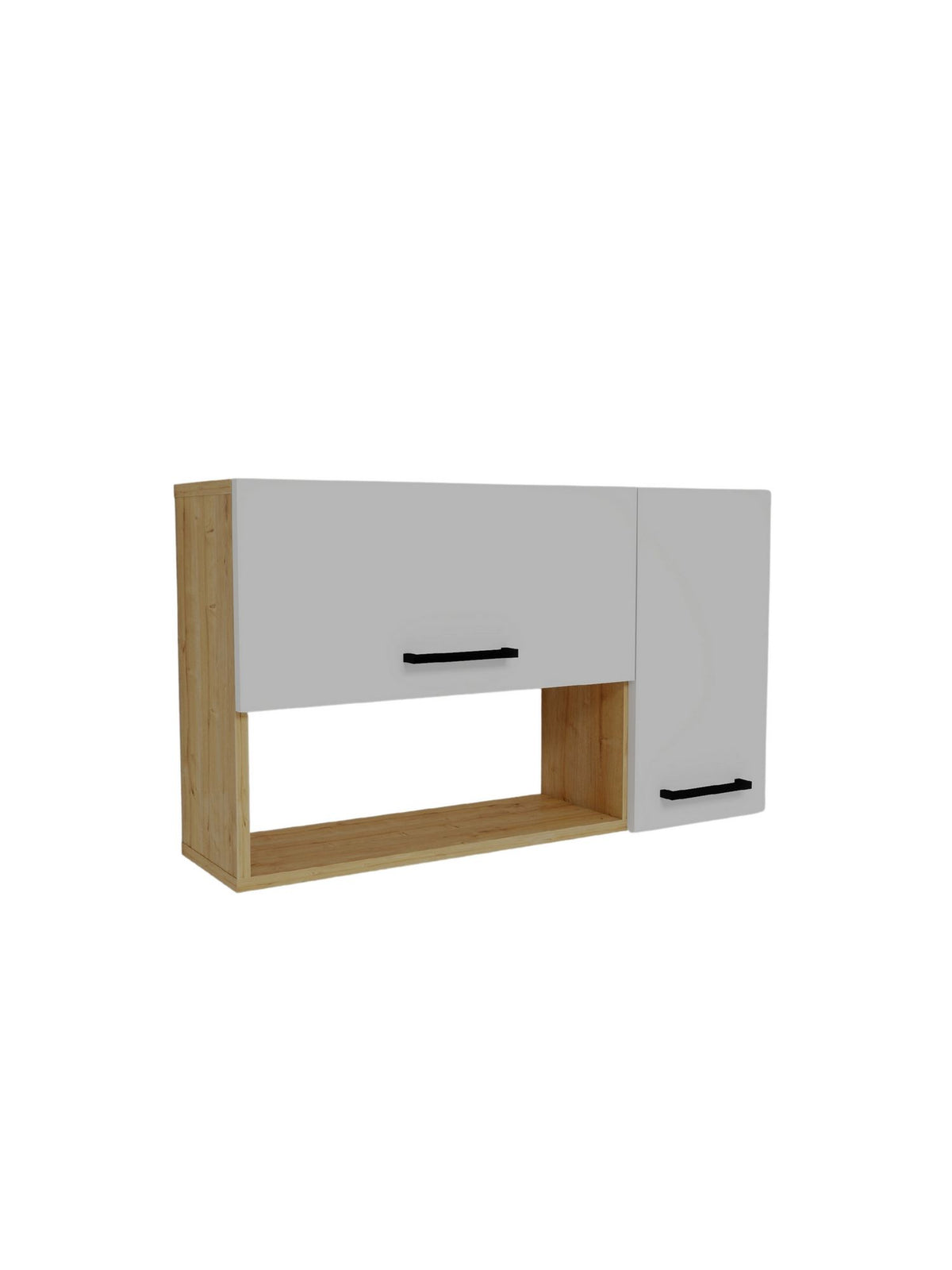 Στήλη Αποθήκευσης Arillas Δρυς Sapphire - Λευκό 90x23.8x52 εκ. Μελαμίνης