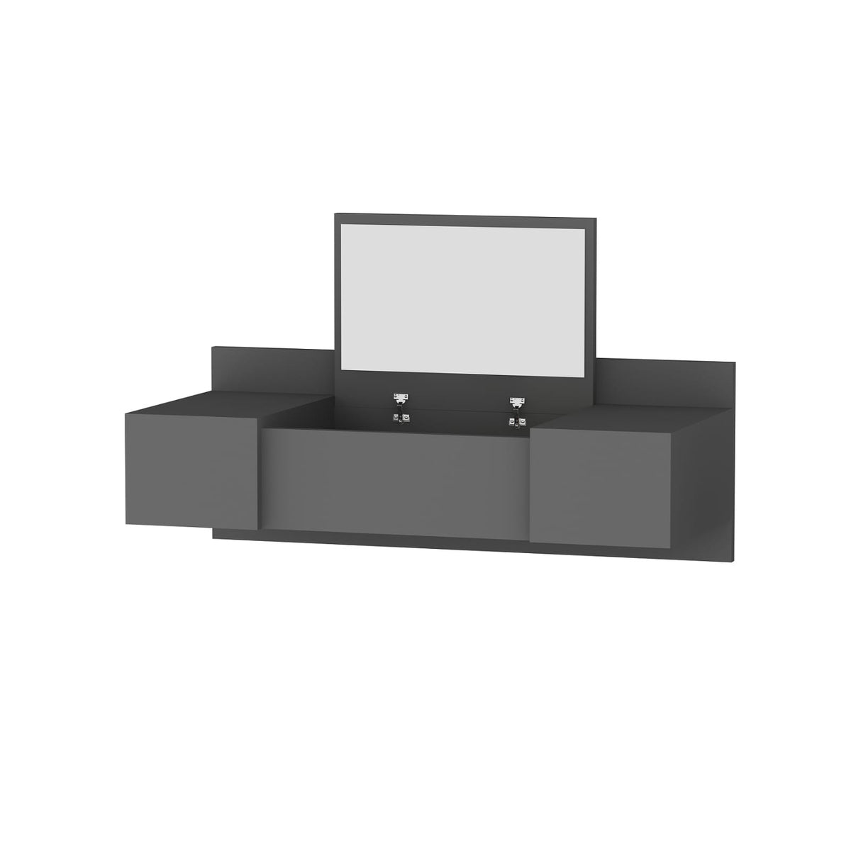Τουαλέτα Kiveri Ανθρακί 100x39.1x33 εκ. Μελαμίνης