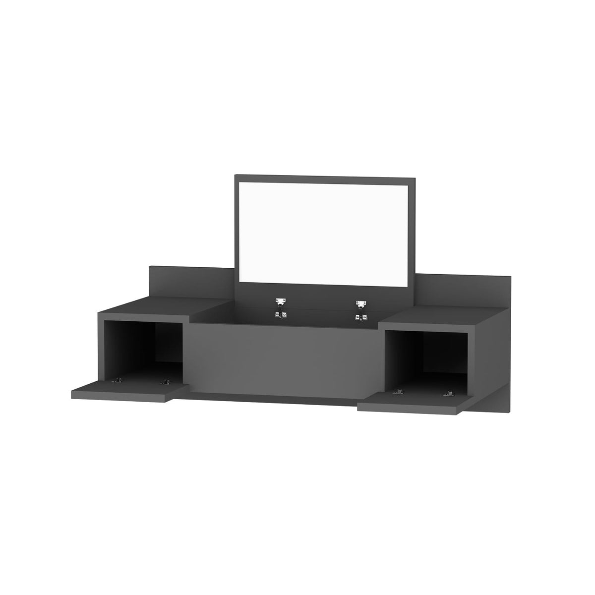 Τουαλέτα Kiveri Ανθρακί 100x39.1x33 εκ. Μελαμίνης