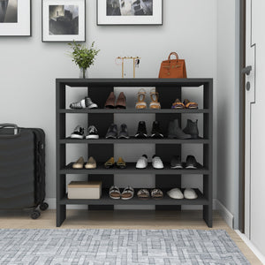 Παπουτσοθήκη Spilia Ανθρακί 75.6x31.4x72 εκ. Μελαμίνης