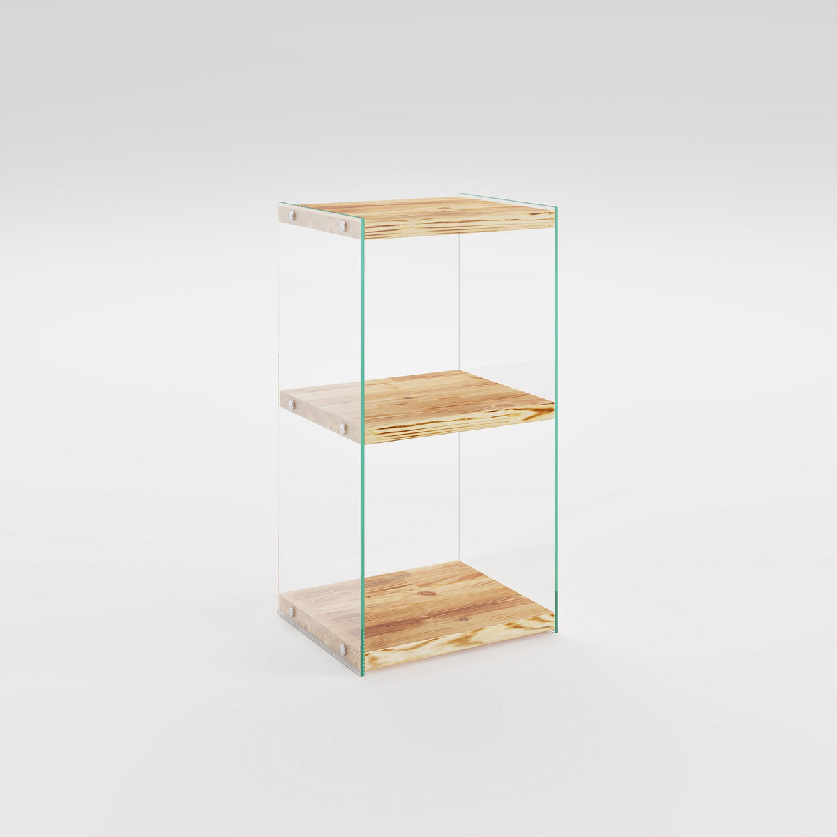 Βιβλιοθήκη Pefkofyto Δρυς 40x35x80 εκ. Μασίφ Ξύλου