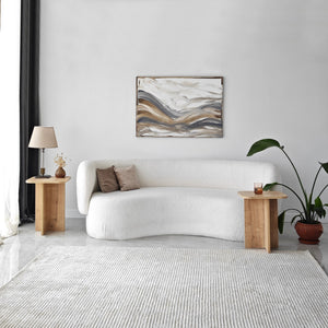 Βοηθητικά Τραπεζάκια Σετ 2τμχ Sklithro Δρυς Sapphire 40x40x55 εκ. Μελαμίνης - Pakobazaar