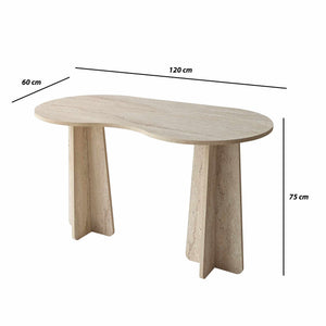 Γραφείο Vikos Travertine 120x60x75 εκ. Μελαμίνης