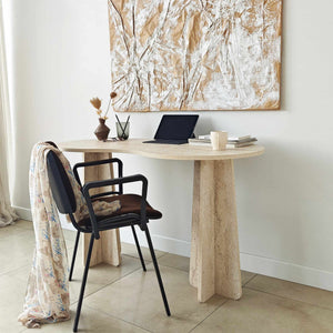 Γραφείο Vikos Travertine 120x60x75 εκ. Μελαμίνης