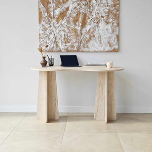 Γραφείο Vikos Travertine 120x60x75 εκ. Μελαμίνης