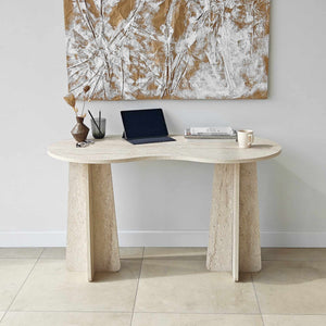 Γραφείο Vikos Travertine 120x60x75 εκ. Μελαμίνης