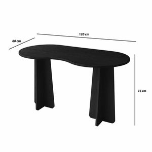 Γραφείο Vikos Μαύρο 120x60x75 εκ. Μελαμίνης