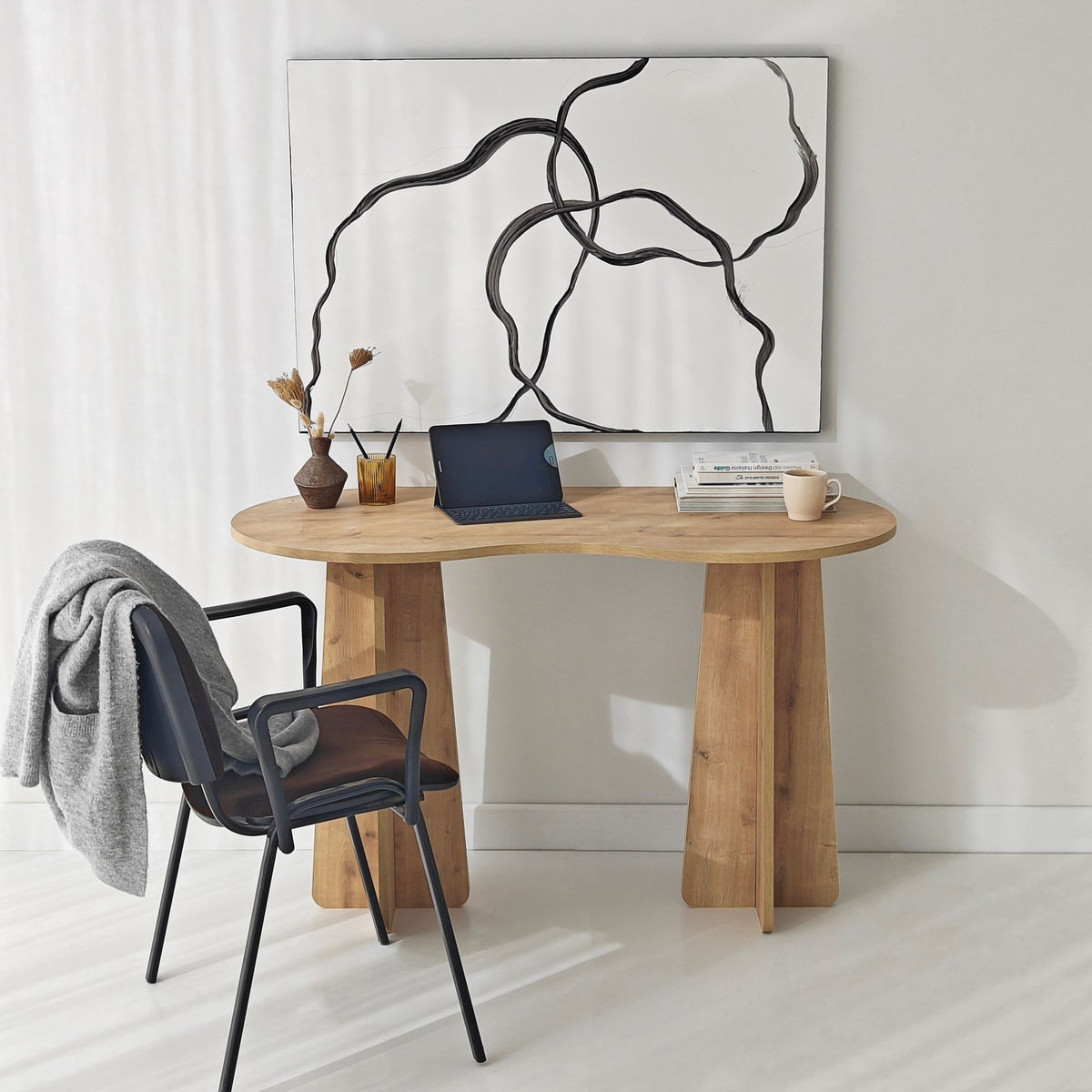 Γραφείο Vikos Δρυς Sapphire 120x60x75 εκ. Μελαμίνης
