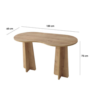 Γραφείο Vikos Δρυς Sapphire 120x60x75 εκ. Μελαμίνης
