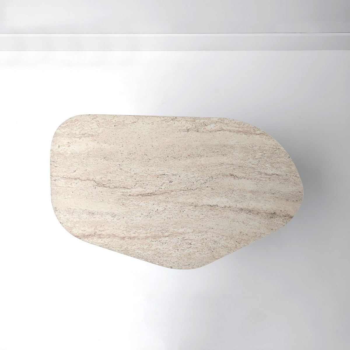 Τραπεζάκι Σαλονιού Vagia Travertine - Καρυδί 100x60x35 εκ. Μελαμίνης