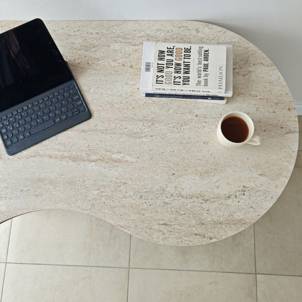 Γραφείο Vikos Travertine - Καρυδί 120x60x75 εκ. Μελαμίνης