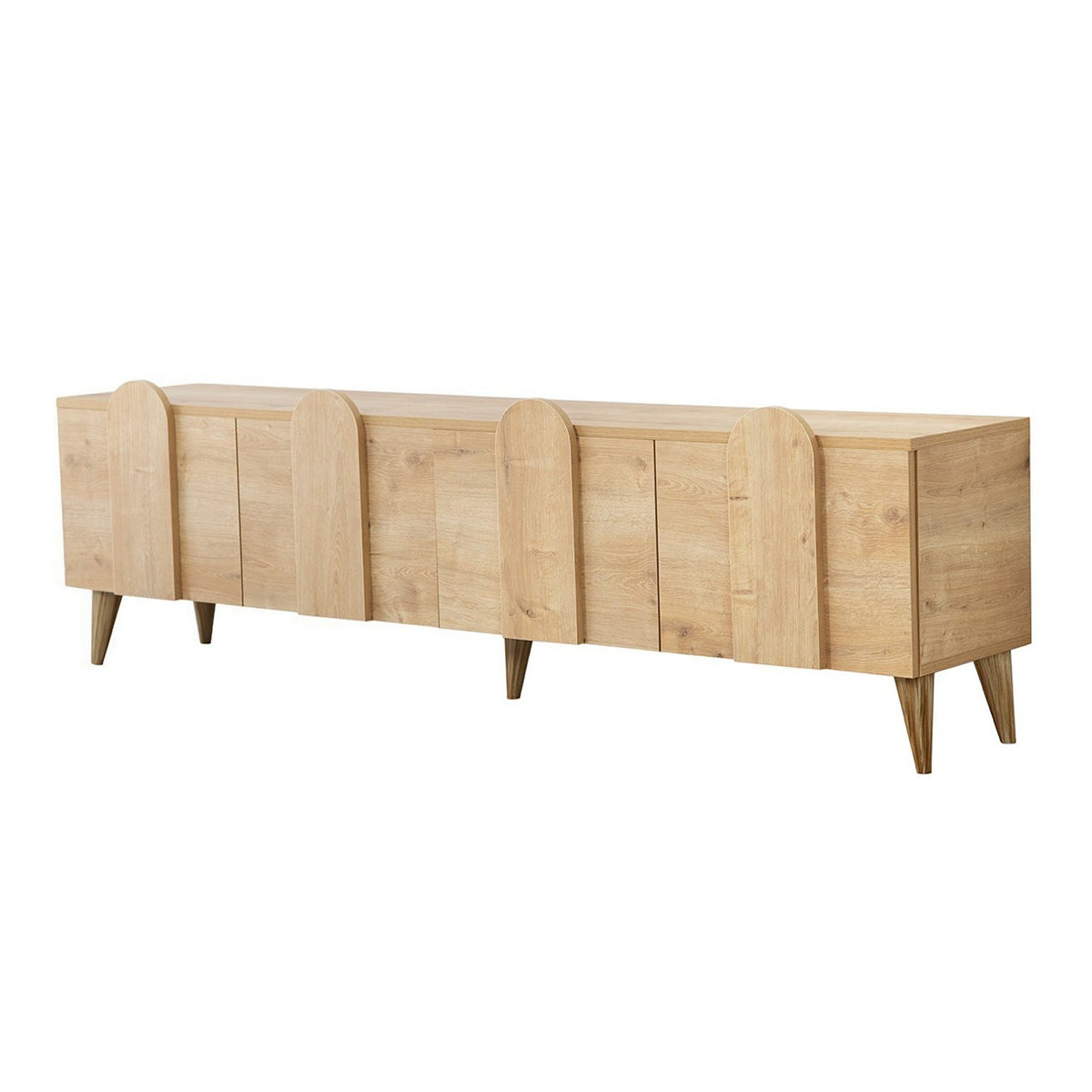 Έπιπλο Τηλεόρασης Kastaneri Δρυς Sapphire 180x35x50 εκ. Μελαμίνης