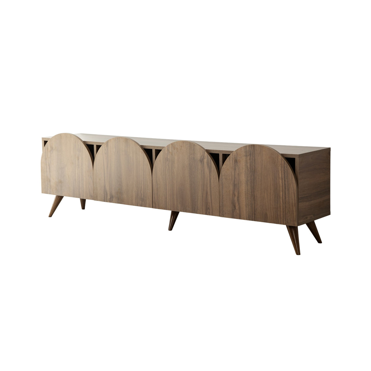 Έπιπλο Τηλεόρασης Kipoureio Καρυδί 180x35x50 εκ. Μελαμίνης