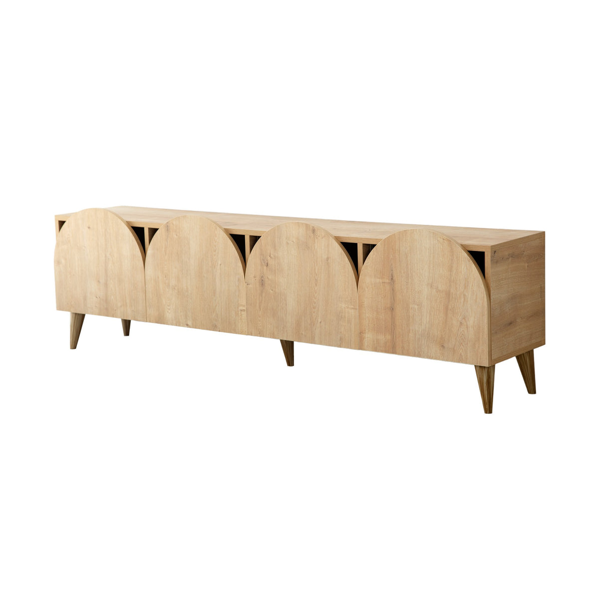 Έπιπλο Τηλεόρασης Kipoureio Δρυς Sapphire 180x35x50 εκ. Μελαμίνης