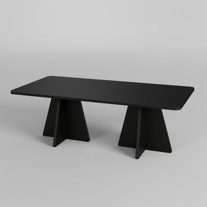 Τραπεζάκι Σαλονιού Fykiada Μαύρο 120x60x40 εκ. Μελαμίνης