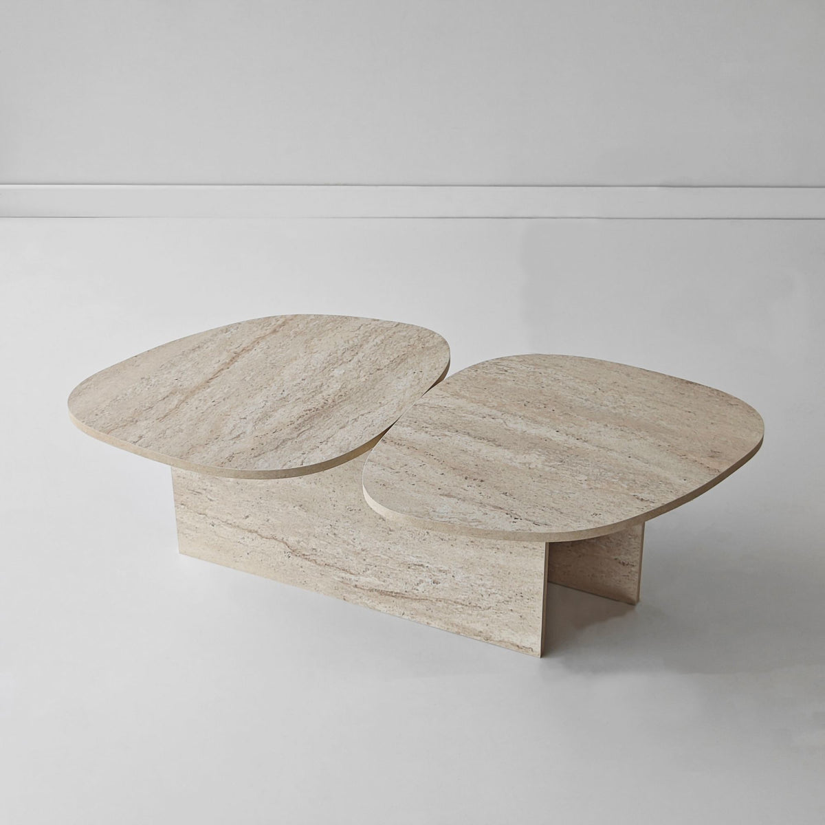 Τραπεζάκι Σαλονιού Ammoussa Travertine 125x60x38 εκ. Μελαμίνης