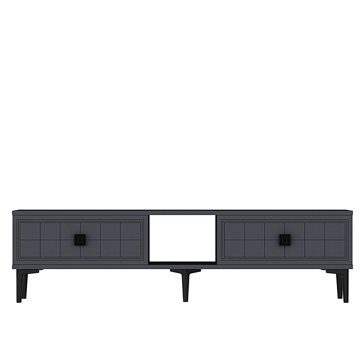Έπιπλο Τηλεόρασης Gerakio Ανθρακί 150x30x41 εκ. Μελαμίνης