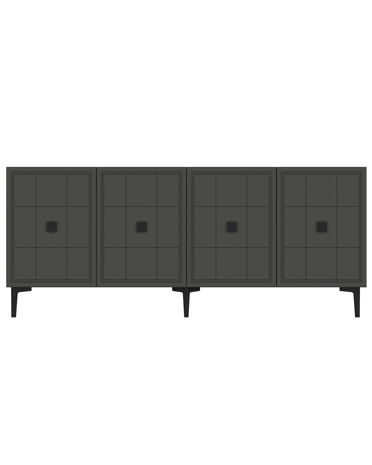 Κονσόλα Gerakio Ανθρακί 150x32x75 εκ. Μελαμίνης