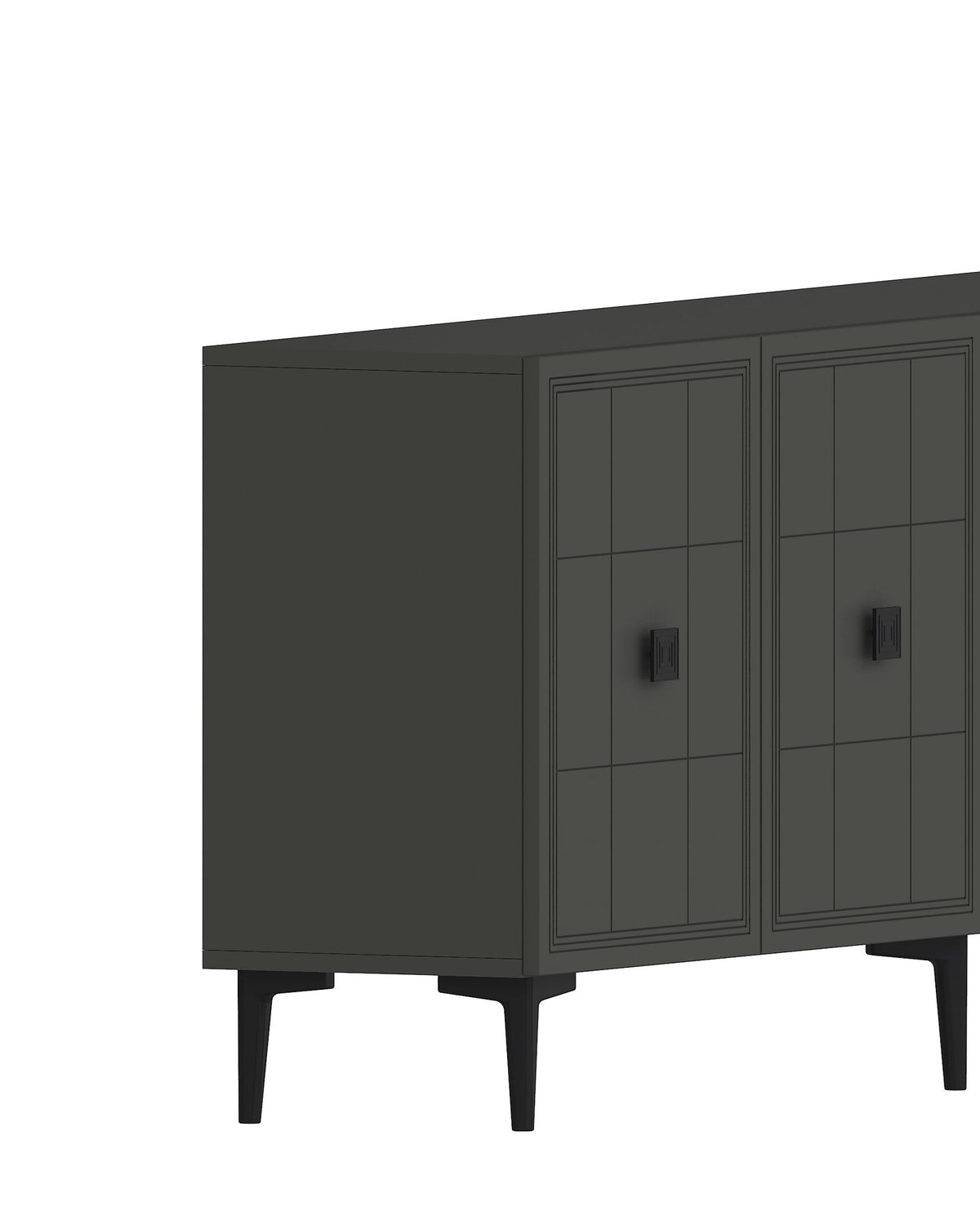 Κονσόλα Gerakio Ανθρακί 150x32x75 εκ. Μελαμίνης