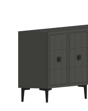 Κονσόλα Gerakio Ανθρακί 150x32x75 εκ. Μελαμίνης
