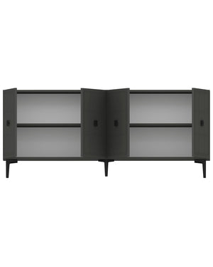 Κονσόλα Gerakio Ανθρακί 150x32x75 εκ. Μελαμίνης