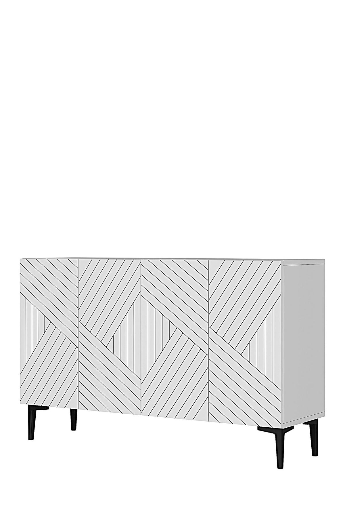 Κονσόλα Eleonas Λευκό 120x32x75 εκ. Μελαμίνης